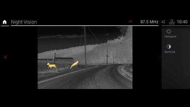 6UK | BMW Night Vision - systém nočního vidění včetně rozpoznávaní osob