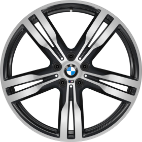 21H | 20 BMW M kola z lehké slitiny Double-spoke 648 M s kombinovanými pneumatikami, Bicolour, Runflat, Orbit Grey