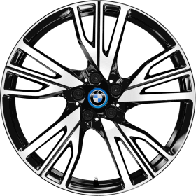 2W8 | 20 BMW i kola z lehké slitiny W-spoke 470 s kombinovanými pneumatikami