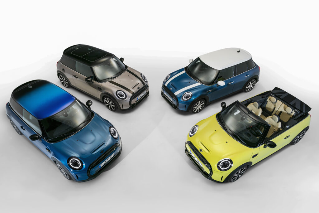 ORIGINÁL – POKAŽDÉ NOVÝ: MINI 3dveřové, MINI 5dveřové, MINI Cabrio.