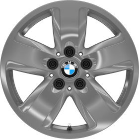 1TK | 16" light alloy wheels Star-spoke style 517