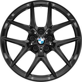 1Y0 | 18" M light alloy wheels V-spoke style 554 M with performance tyres