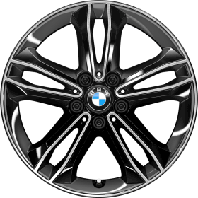 26M | 17" light alloy wheels Double-spoke style 549