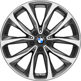 25X | 19" light alloy wheels V-spoke style 692