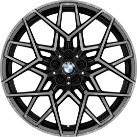 1TH | 20" M light alloy wheels Star-spoke style 813 M Bicolour with mixed tyres