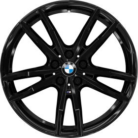 1PP | 19" M light alloy wheels Double-spoke style 791 M with mixed tyres and runflat tyres