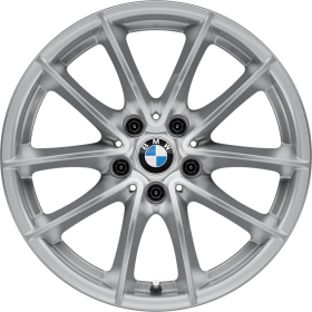 23F | 17" light alloy wheels V-spoke style 618