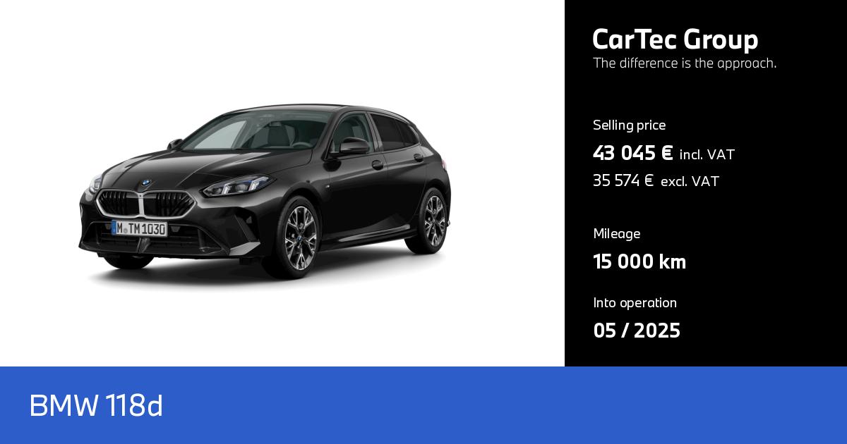 BMW 118d - CarTec Group BMW